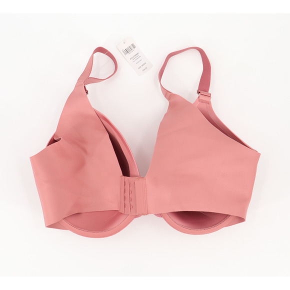 Soma Vanishing Back Full Coverage Bar Underwire Padded Antique Pink 38DDD NEW - Picture 2 of 6